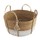 Hyacinth Round Handle Basket Small - View 3