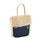 Colorblock Word Tote Navy - View 2
