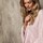 Chenille Kimono Blush - View 4