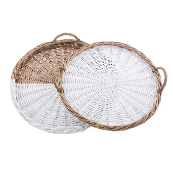 Willow Basket Tray Large