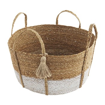 Hyacinth Round Handle Basket Small