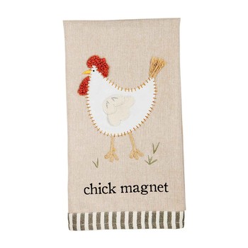 Chicken Applique Towel