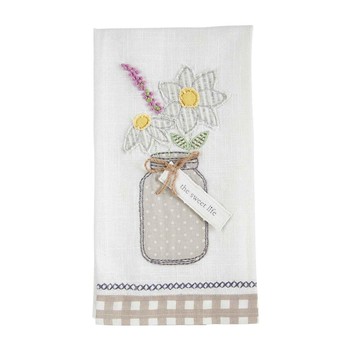 Sweet Life Applique Towel