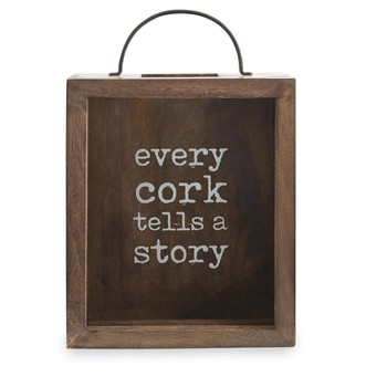Every Cork Tells Story Wine Box