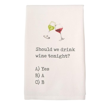 Should Drink Wine Towel