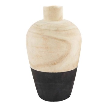 Black Paulownia Vase