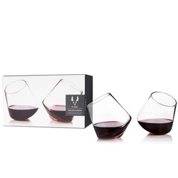 Viski Roling Crystal Wine Glasses